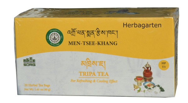 Sorig tibetischer Tripa Tee, für Verdauung und gute Darmflora, bei Verdauungsstörungen, 20x2g